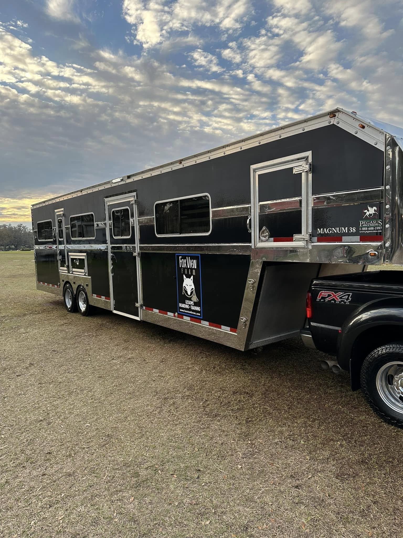 Horse trailer detail